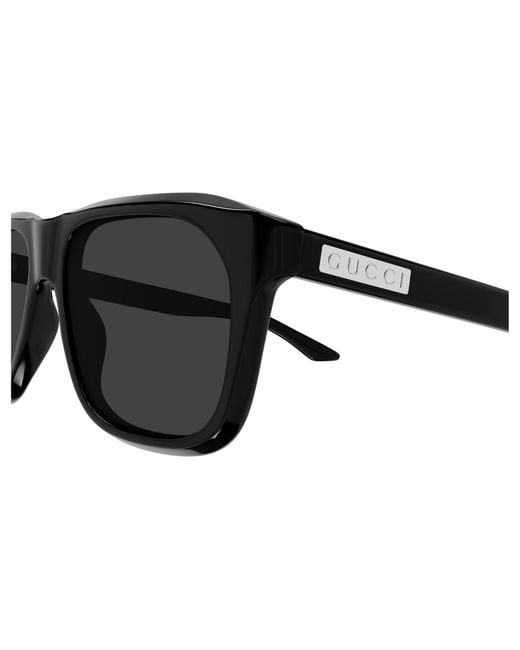 Gucci Black Eyewear Square Frame Sunglasses for men