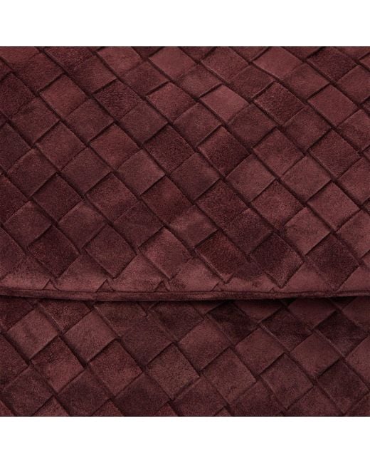 Bottega Veneta Purple Suede Mini Bag