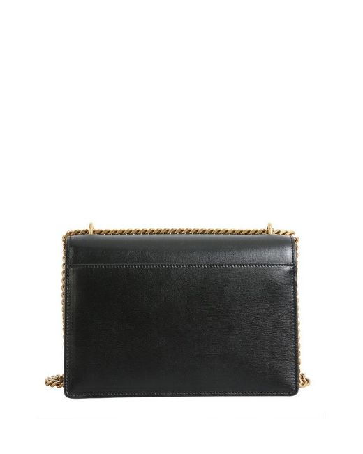 Saint Laurent Black Sunset Medium Shoulder Bag