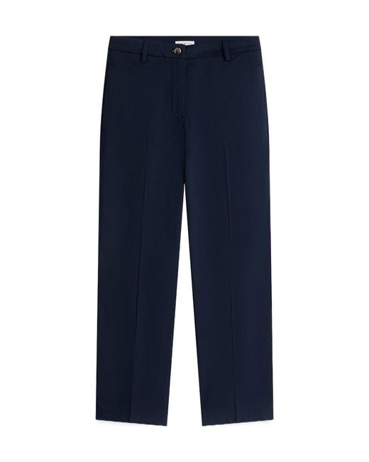 Tommy Hilfiger Blue Washed Slim Straight Chinos