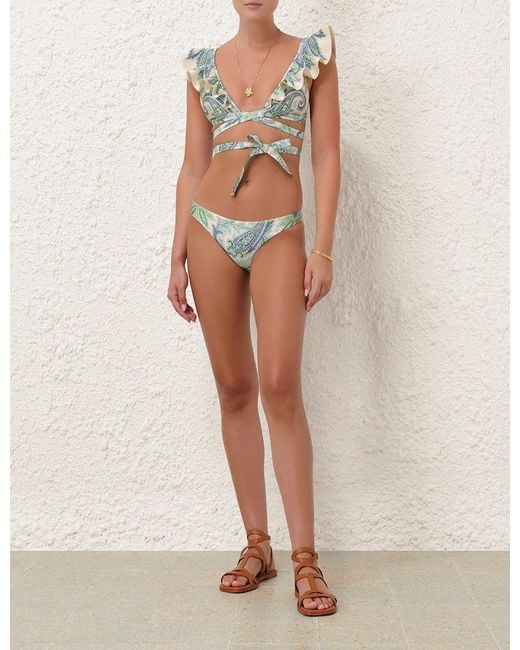 Zimmermann Blue Bikini Costume
