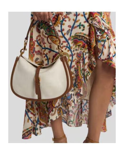 Etro Natural Pony Medium Shoulder Bag