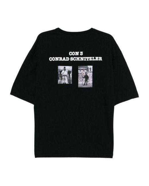 Undercover Black Short-Sleeved T-Shirt for men