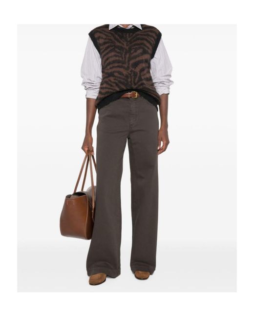 P.A.R.O.S.H. Gray Five-Pocket Jeans