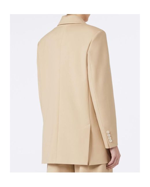 Max Mara Natural Olimpia Double-Breasted Blazer