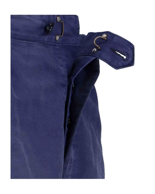 Maison Margiela Blue Wide-Leg Trousers for men