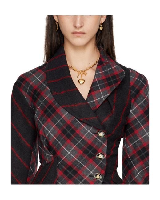 Vivienne Westwood Metallic Asymmetrical Earrings