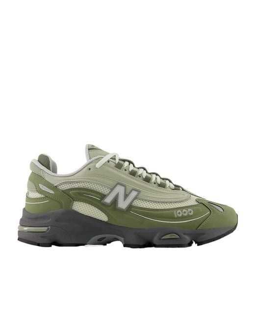 New Balance Green 1000 Lace-Up Sneakers for men