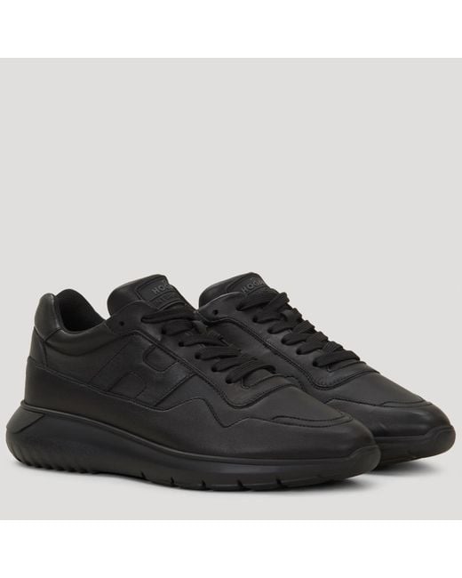 Hogan Black Interactive³ Low-Top Sneakers for men