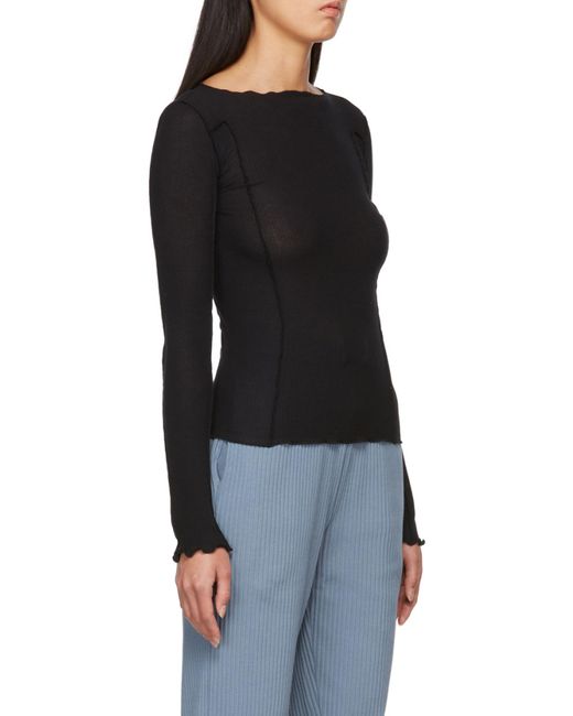 Baserange Black Omato Long Sleeve T-Shirt