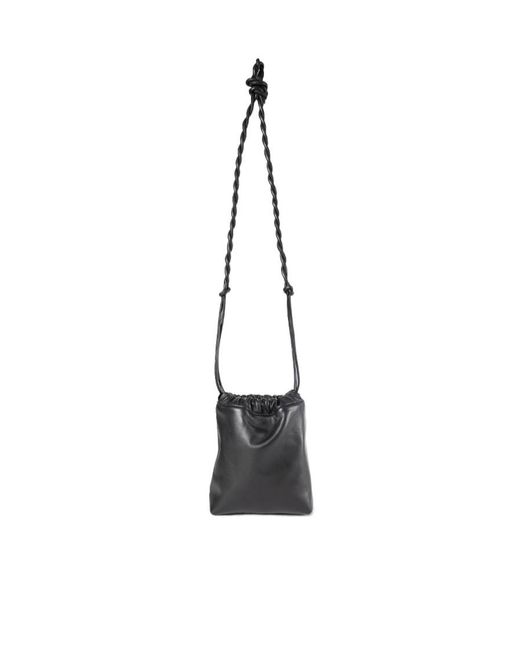 Ann Demeulemeester White Medium Marilyn Knot Cross Body Bag