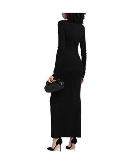 Saint Laurent Black Tailored Wool Dress