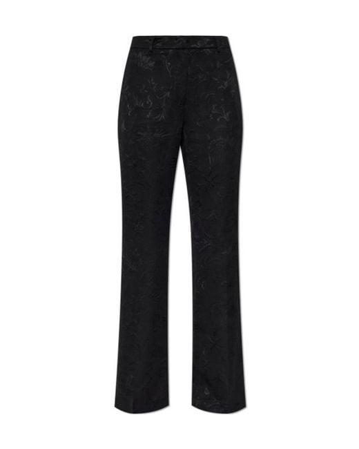 Etro Black Casual Trousers With Belt Loops