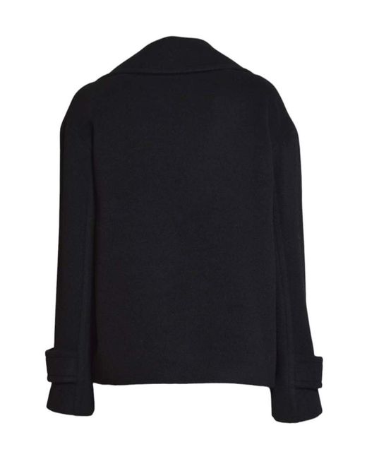 Tagliatore Blue Long Sleeve Double-Breasted Coat