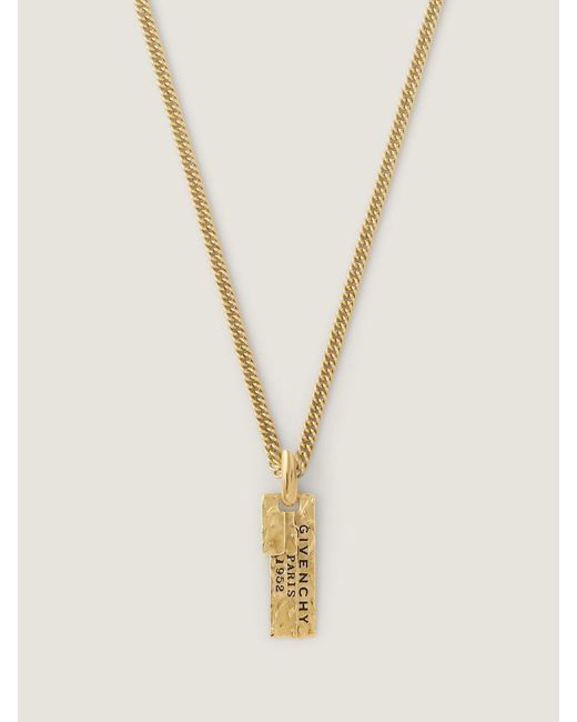 Givenchy Metallic Tape Necklace