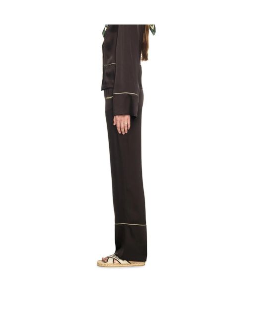 Off-White c/o Virgil Abloh Black Logo Embroidered Drawstring Pants