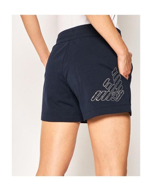 EA7 Blue Gym Shorts