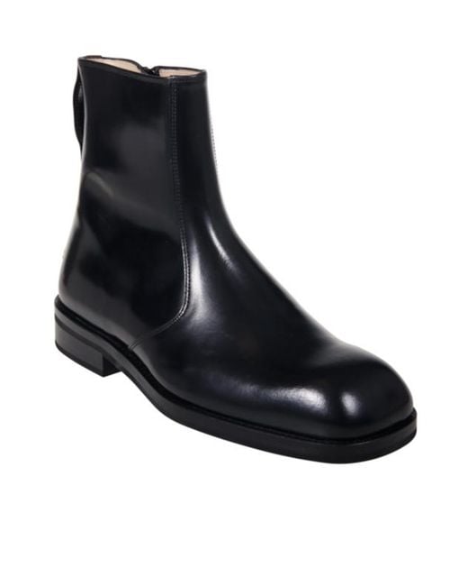 Lemaire Black Ankle Boots for men