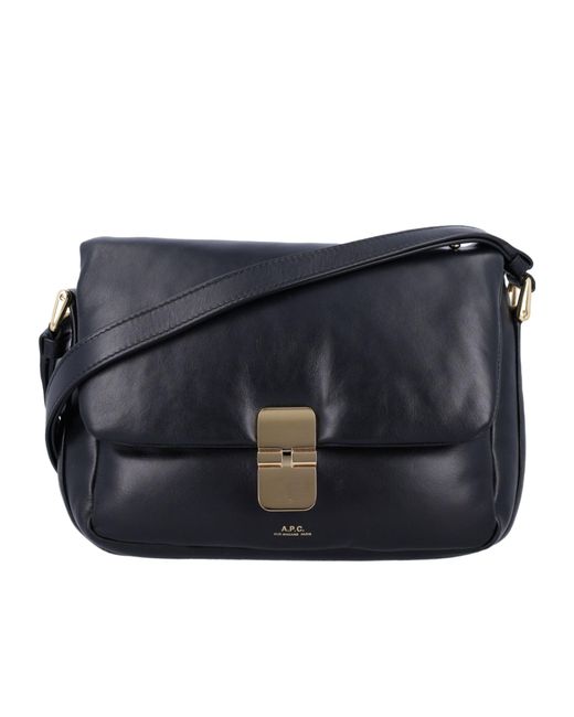 A.P.C. Black Grace Shoulder Bag