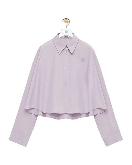 Loewe Purple Trapeze Shirt