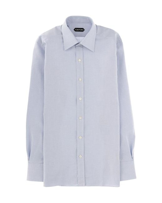 Tom Ford White Long Sleeved Shirt for men