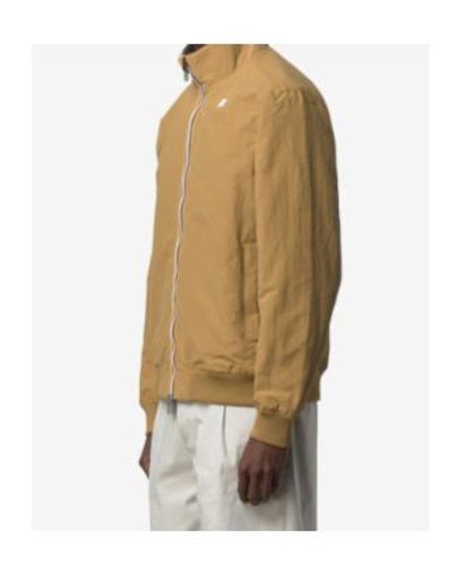K-Way Brown Arsene Reversible Jacket for men