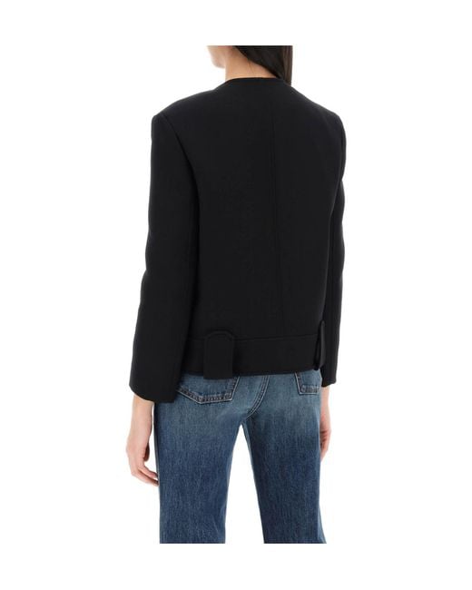 Khaite Black The Laybin Buttoned Jacket