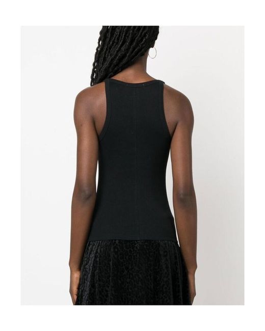 IRO Black Thin Shoulder Strap Vest