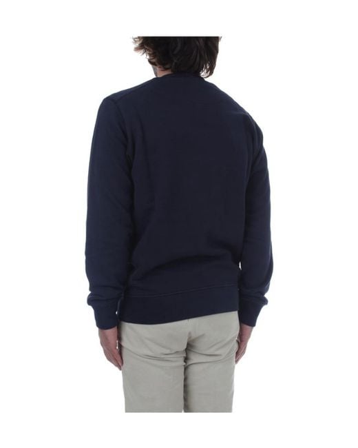 Stone Island Blue Industrial One Cotton Sweatshirt for men