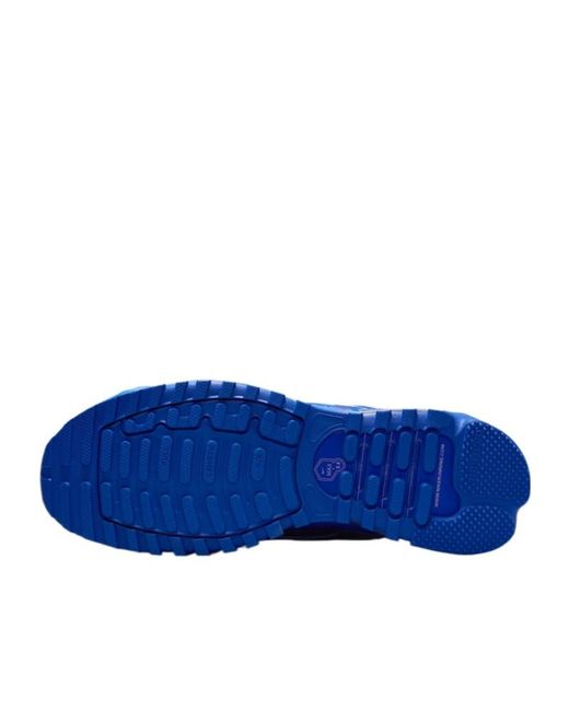 Nike Blue Air Max Lace-Up Sneakers for men