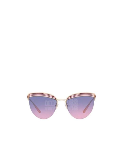 BVLGARI Purple Cat Glasses Sunglasses