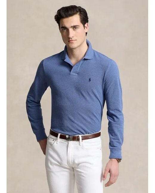 Ralph Lauren Blue Polo Pony Polo Shirt for men