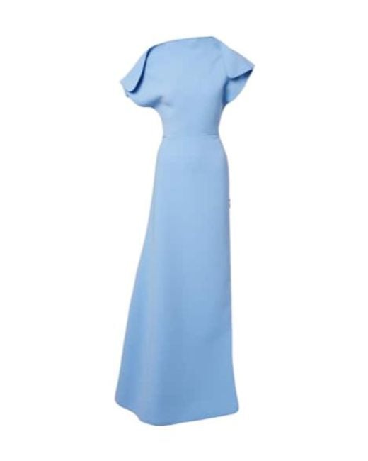 Maticevski Blue Absolve Draped Gown