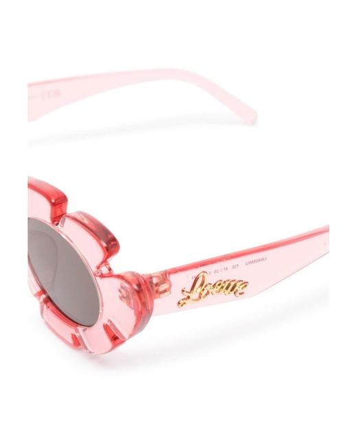 Loewe Pink Flower Frame Sunglasses