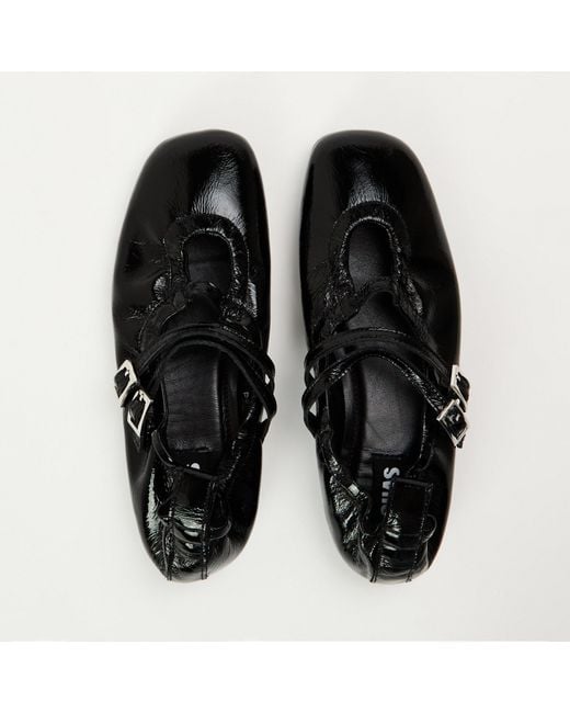 Alohas Black Anne's Flat Ballet Shoes