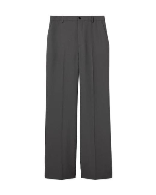 Gucci Gray Button Trousers