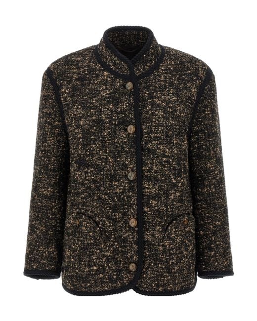 Blazé Milano Black 'Katara Curly' Blazer