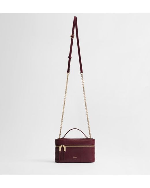 Dior Purple Minibolso Trianon Soft Vanity