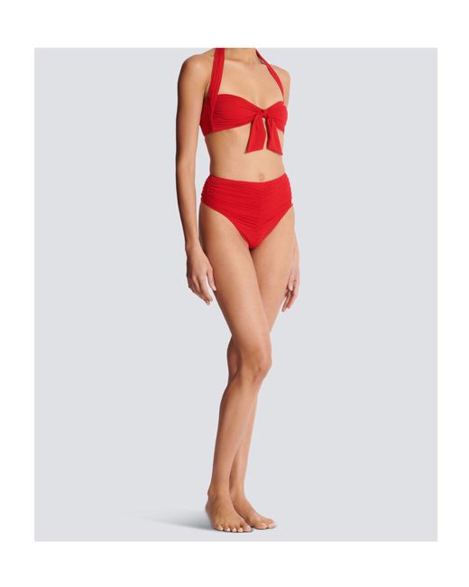 Balmain Red Bikinis