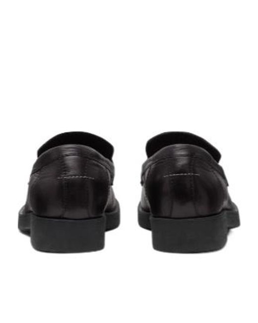 MM6 by Maison Margiela Black City Biker Loafers