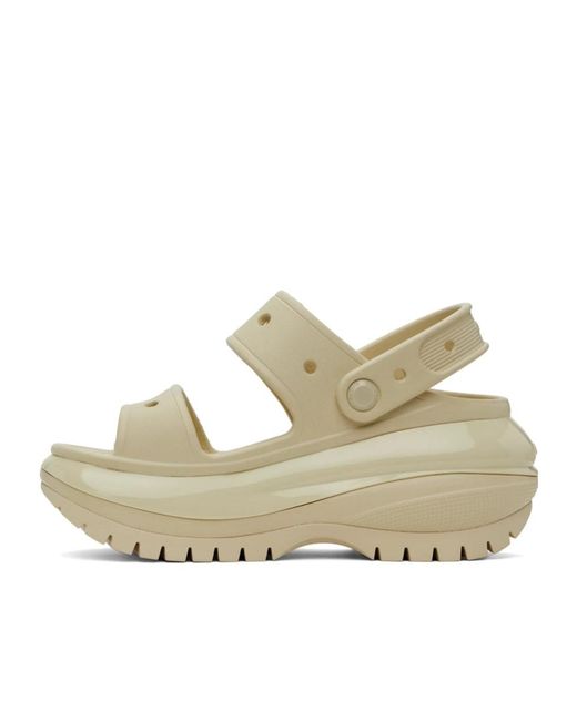 CROCSTM White Mega Crush Sandals