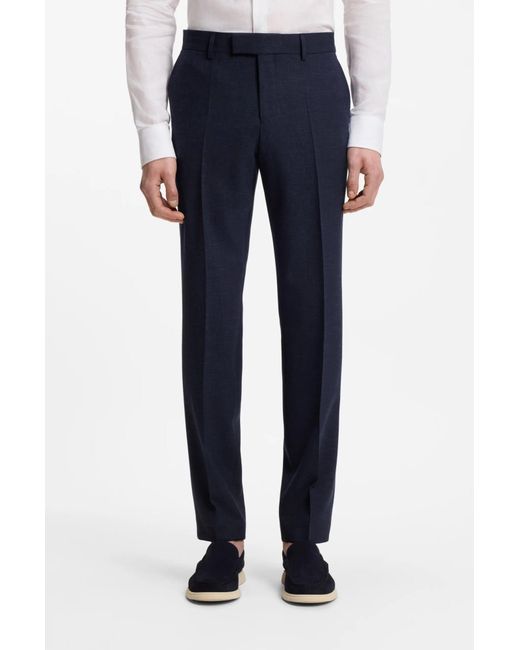 Boss Blue Button Two-Piece Suit for men