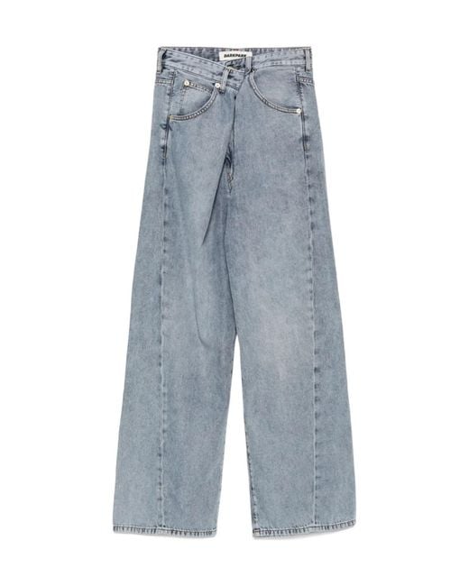 DARKPARK Blue Ines Fold Over Denim Jeans