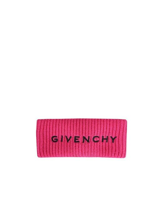 Givenchy Pink Logo Headband for men