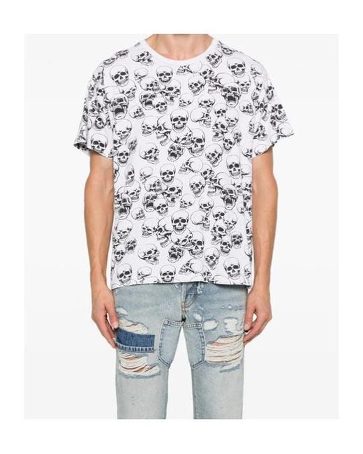 GALLERY DEPT. White Skull-Print T-Shirt for men