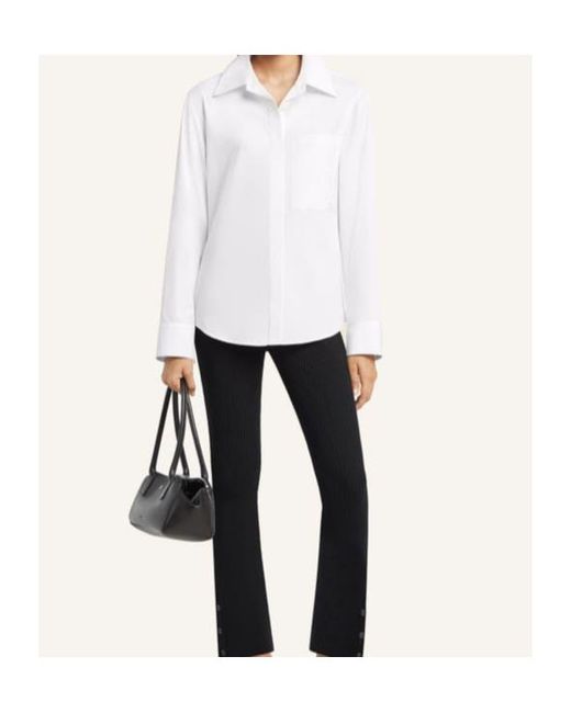 Courreges White Courrèges 1 Pocket Poplin Shirt