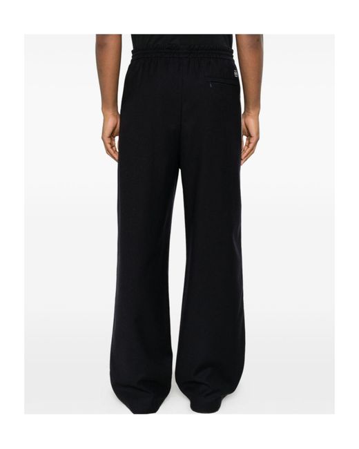 Loewe Black Drawstring Trousers for men