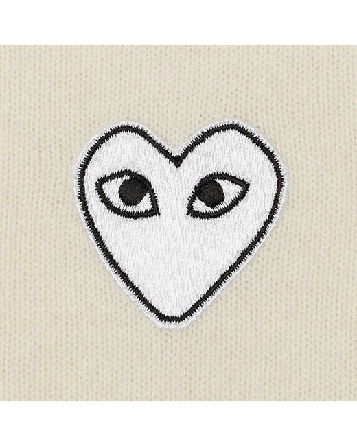 Comme des Garçons Natural Woven V-Neck Cardigan for men
