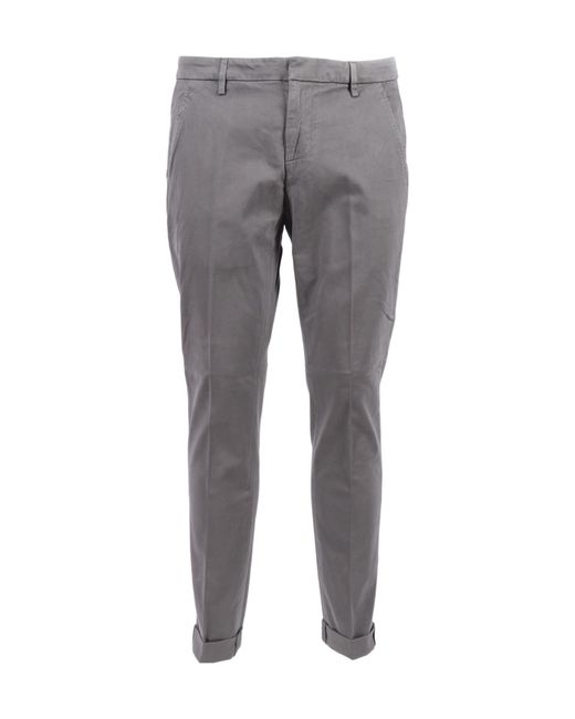 Dondup Gray Gaubert Slim-Fit Pants for men