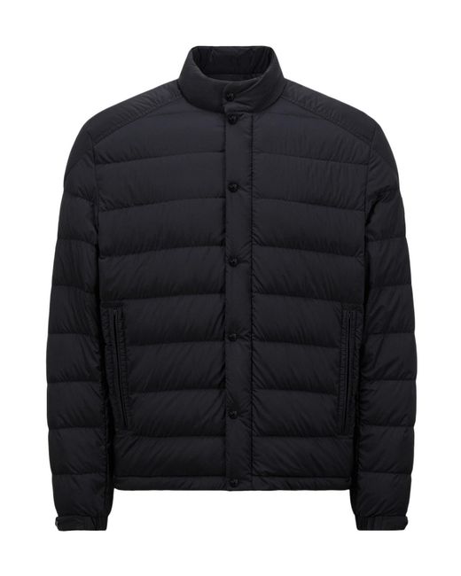 Moncler Blue Selves Short Padded Jacket for men